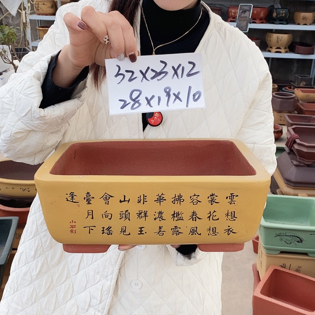 紫砂花盆紫砂花盆