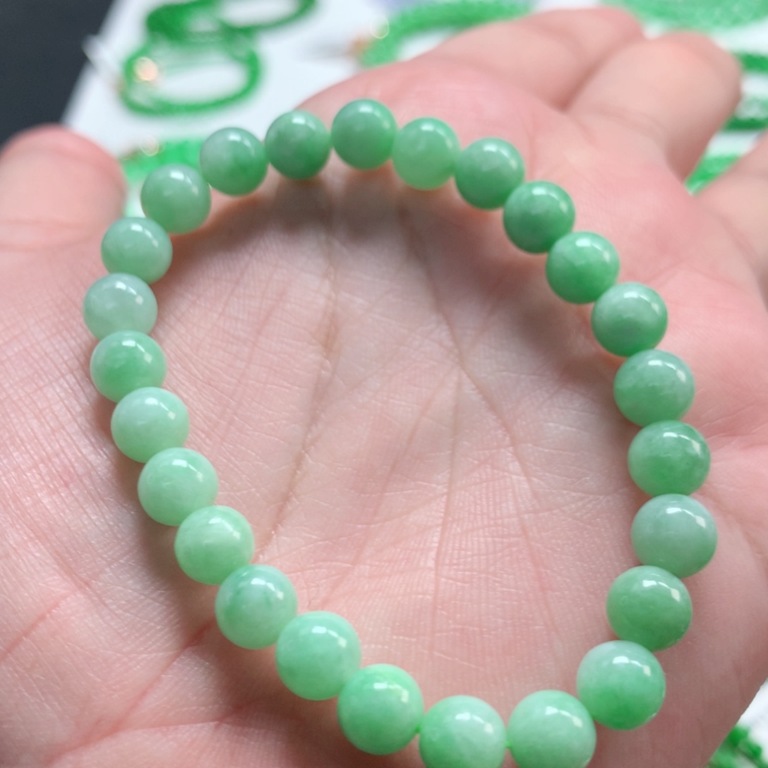 翡翠未镶嵌手链翡翠