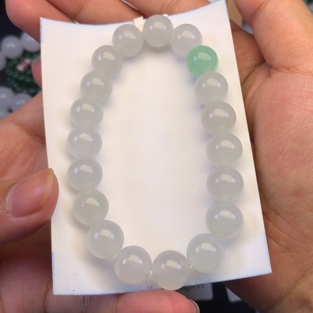 华***歌翡翠未镶嵌颈饰天然缅甸翡翠A货