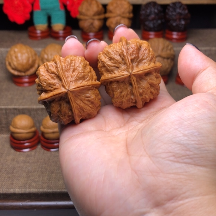 把件文玩核桃29号鎏金印39尺