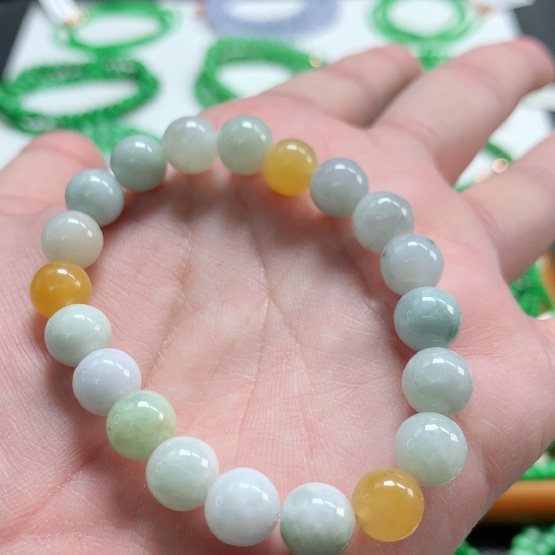 翡翠未镶嵌手链翡翠