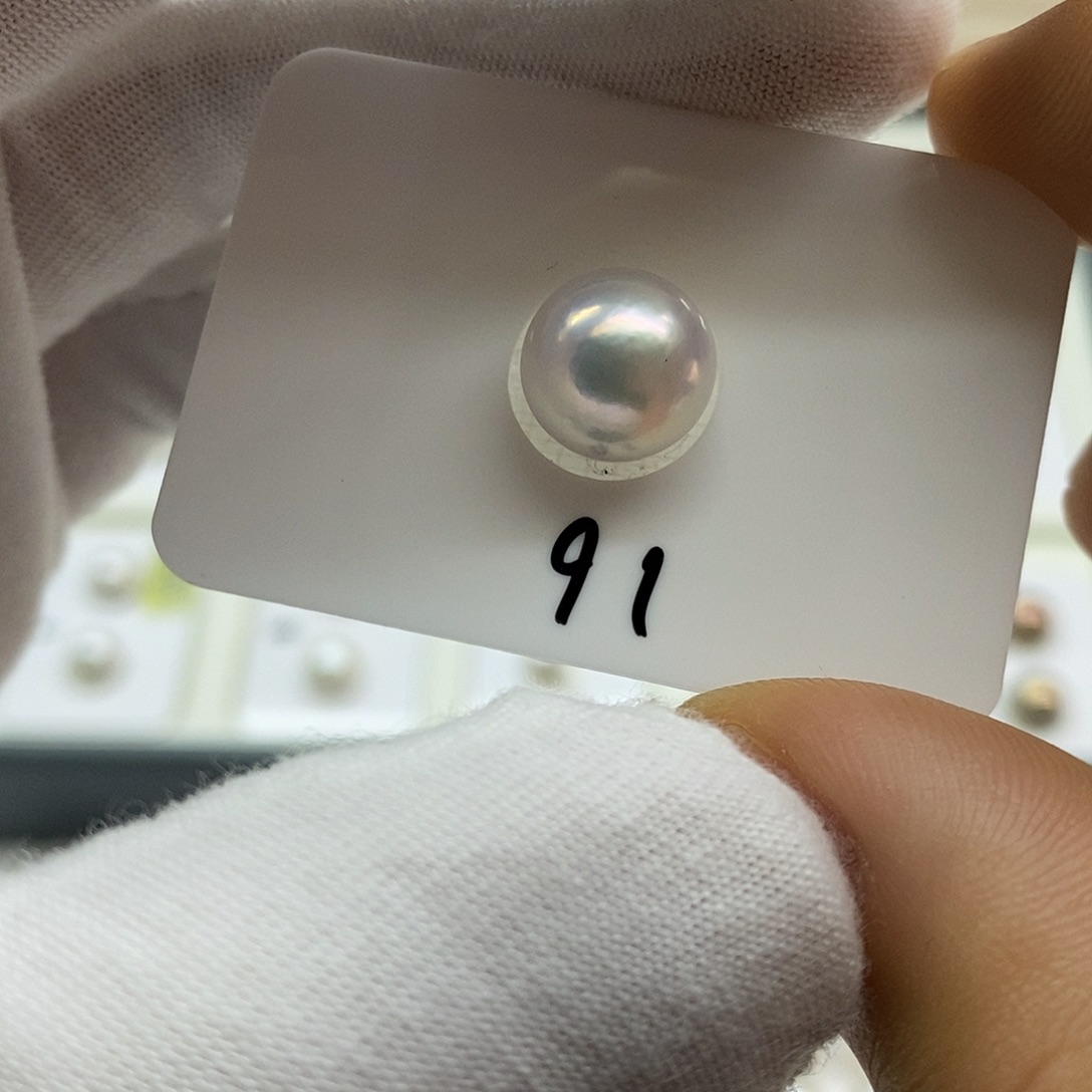 银S925镶嵌淡水珍珠裸珠