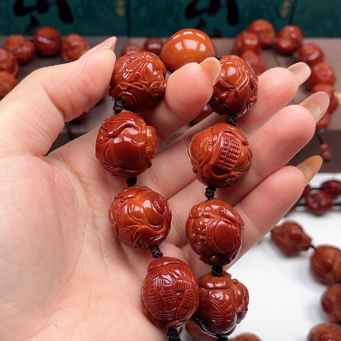 橄榄核手串?*财神手串