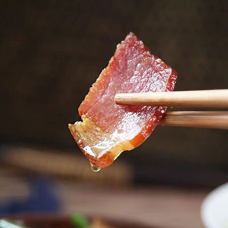 湘鑫人江西特产 切片烟熏腊肉500g/包免切