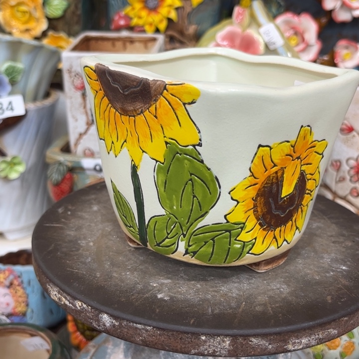 紫砂花盆粗陶材质多肉花盆