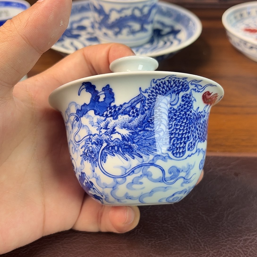 D***…景德镇手工手绘茶具