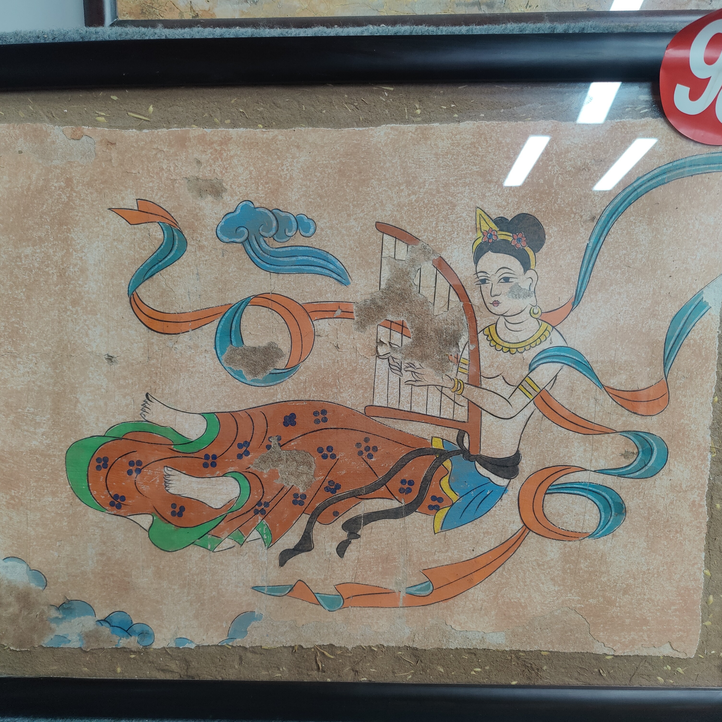 墙皮画尺寸64×49厘米