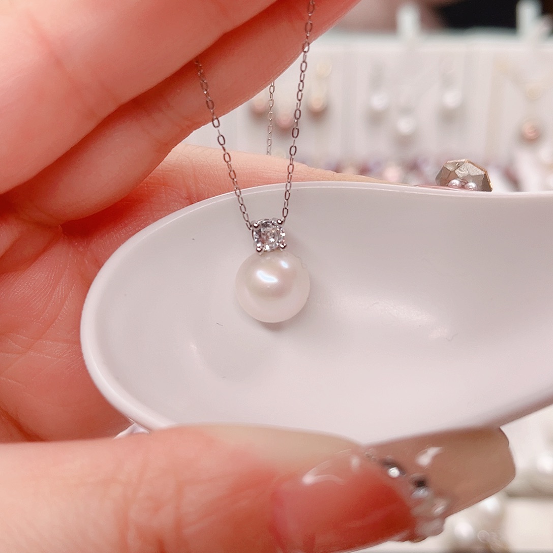 合金吊坠(赠链)淡水珍珠