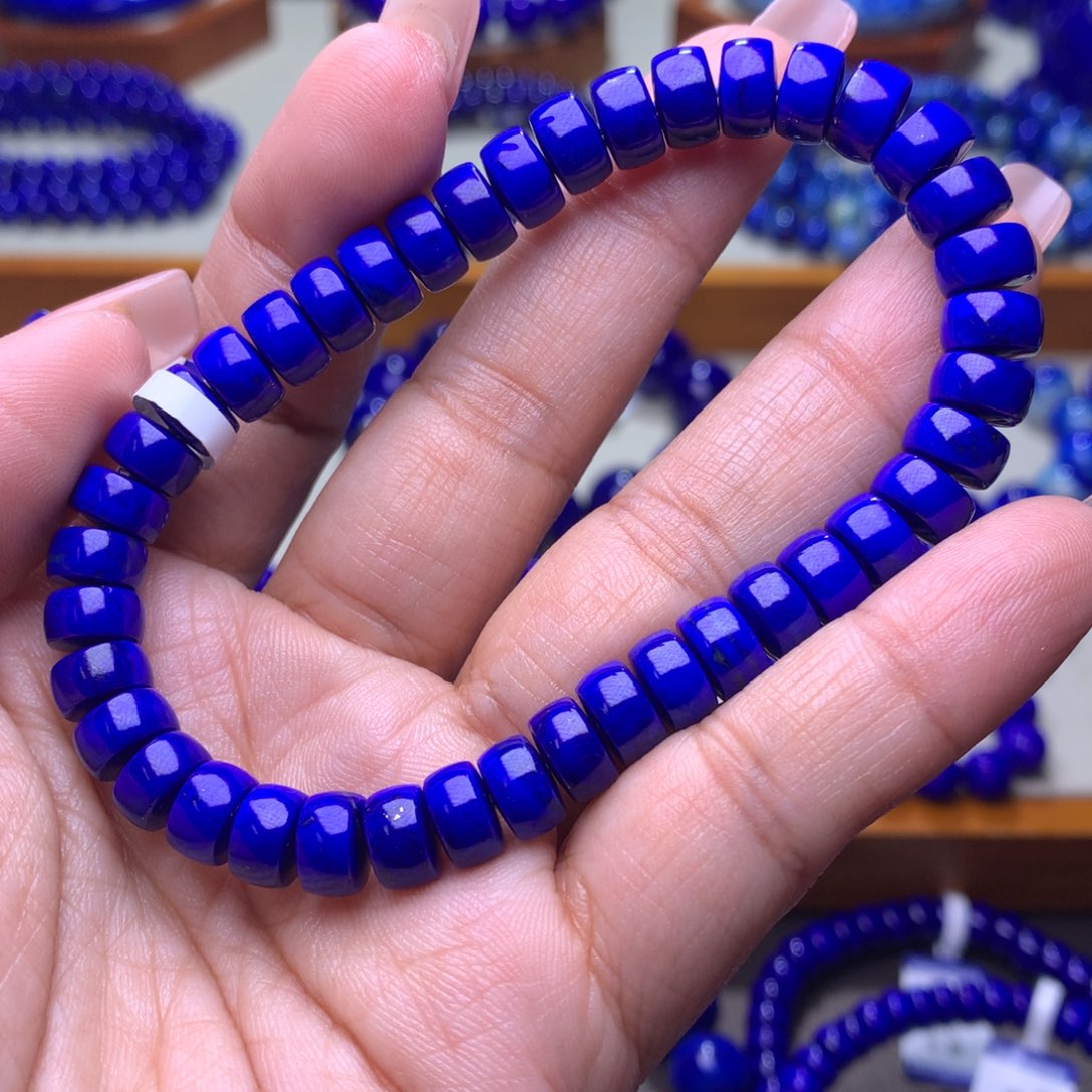 青金石手链未镶嵌8m