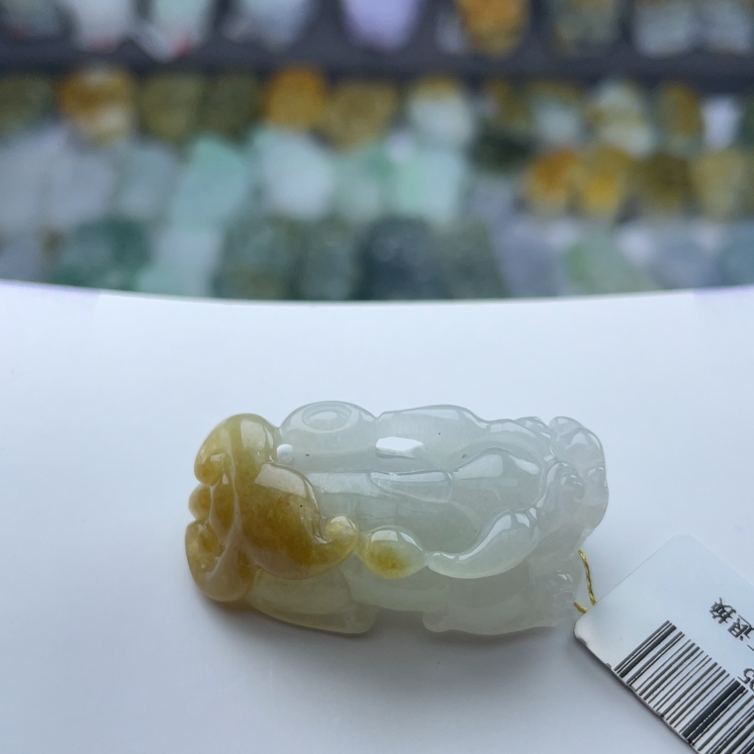 翡翠未镶嵌颈饰貔貅