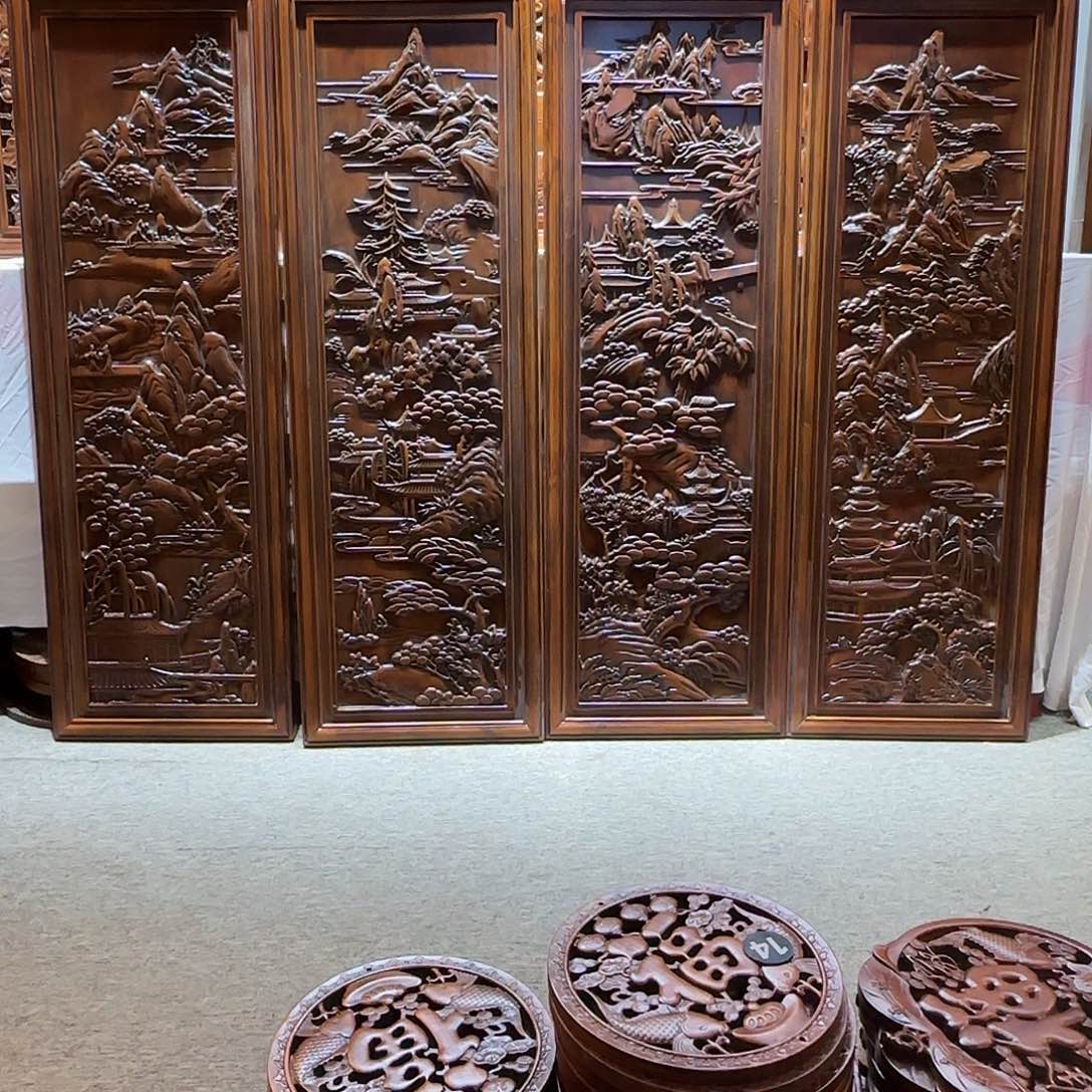 ****n香樟木东阳仿古木雕装饰