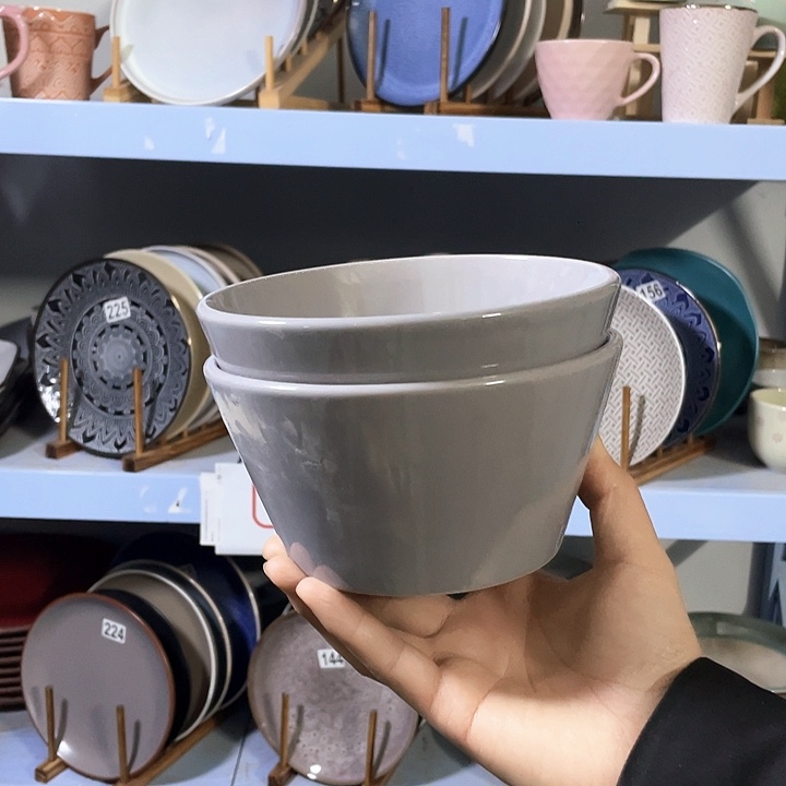 瓷2只高温釉下彩陶瓷餐具