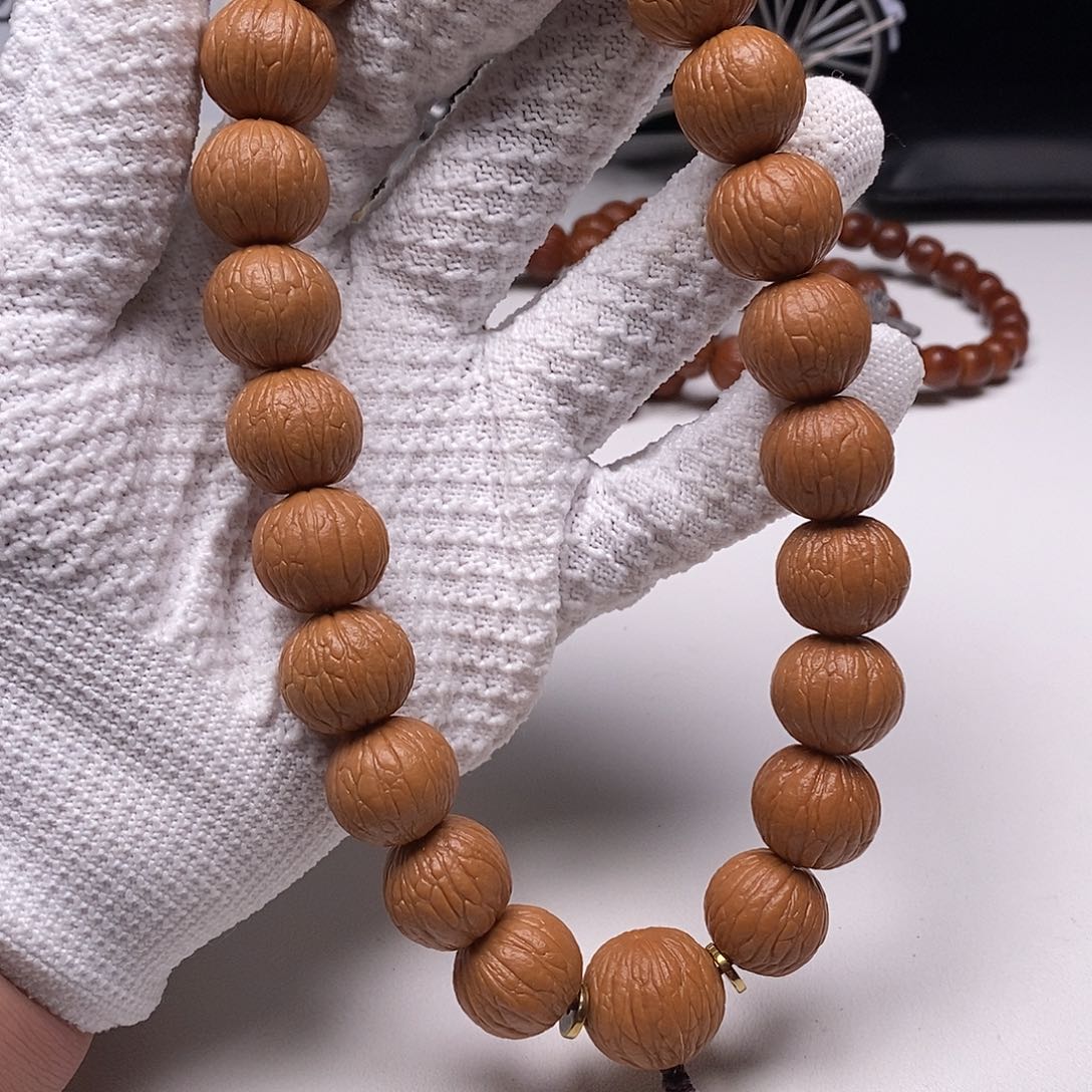 猴头核桃手串C****s猴头核桃原皮聚宝盆手持