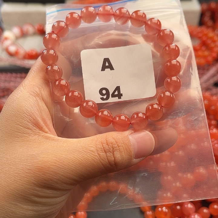 南红玛瑙未镶嵌多样性发货默认微瑕称重9mm