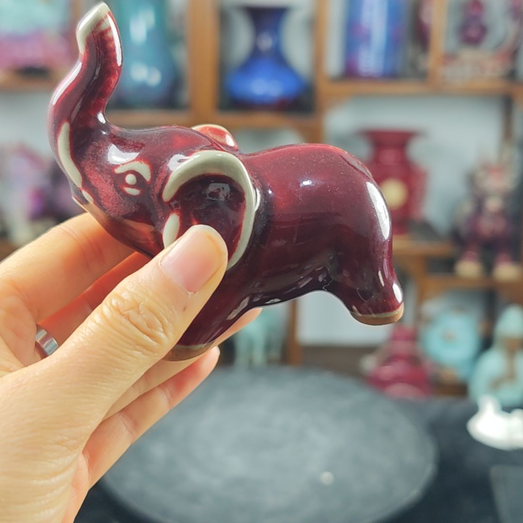 摆件神后镇钧瓷摆件