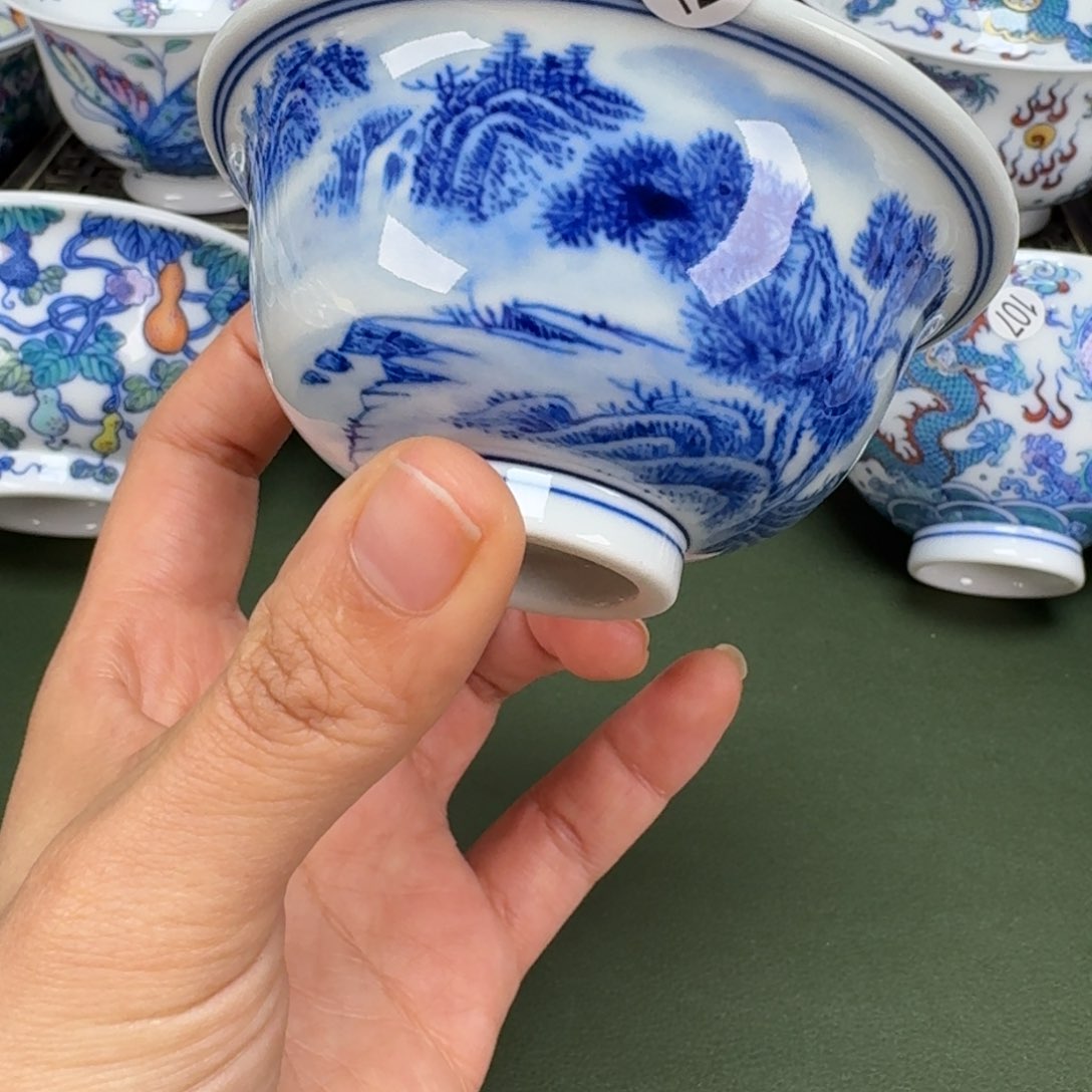 沙沙手工手绘茶具123