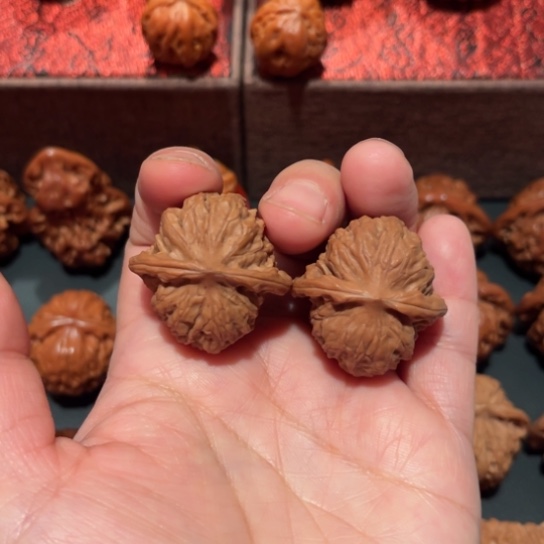 文玩核桃吊坠野狼