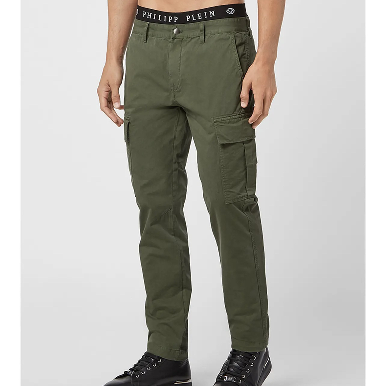 未使用 Philipp Plein 男士休闲长裤/P6550