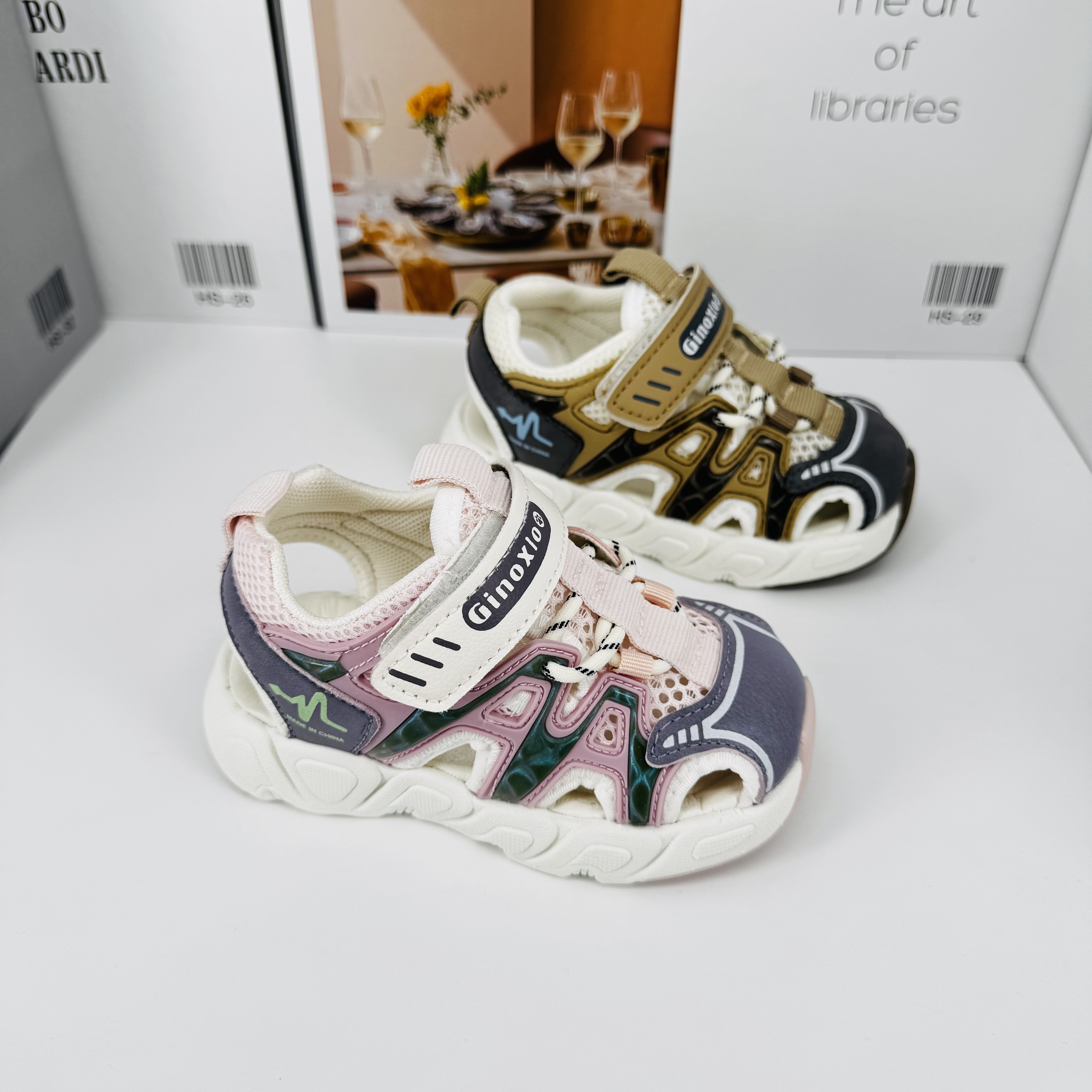 1021~儿童夏季时尚透气软底舒适运动机能包头凉鞋 夏款童包男女童