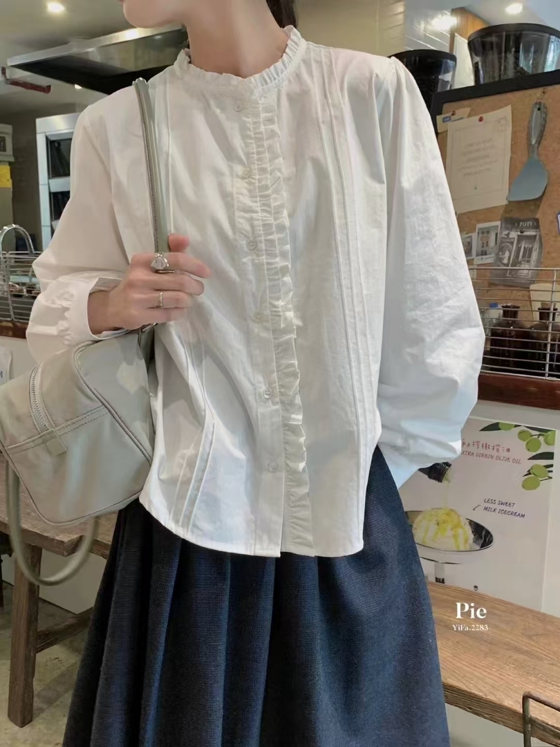 女衬衫长袖均码百搭