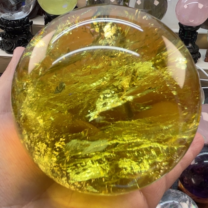 水晶水晶球未镶嵌武*人