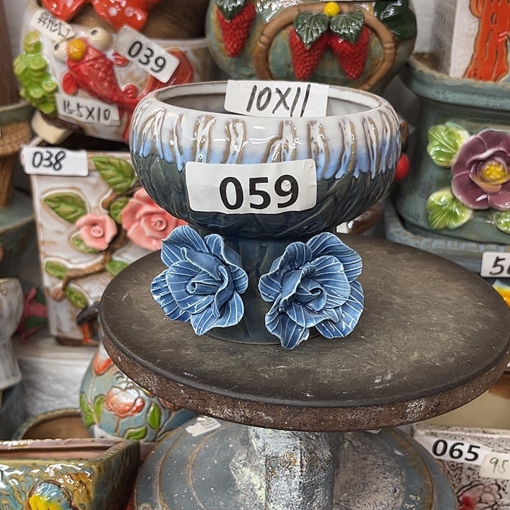 粗陶材质多肉花盆