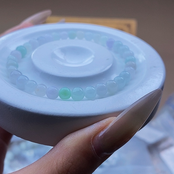 未镶嵌手串翡翠天然