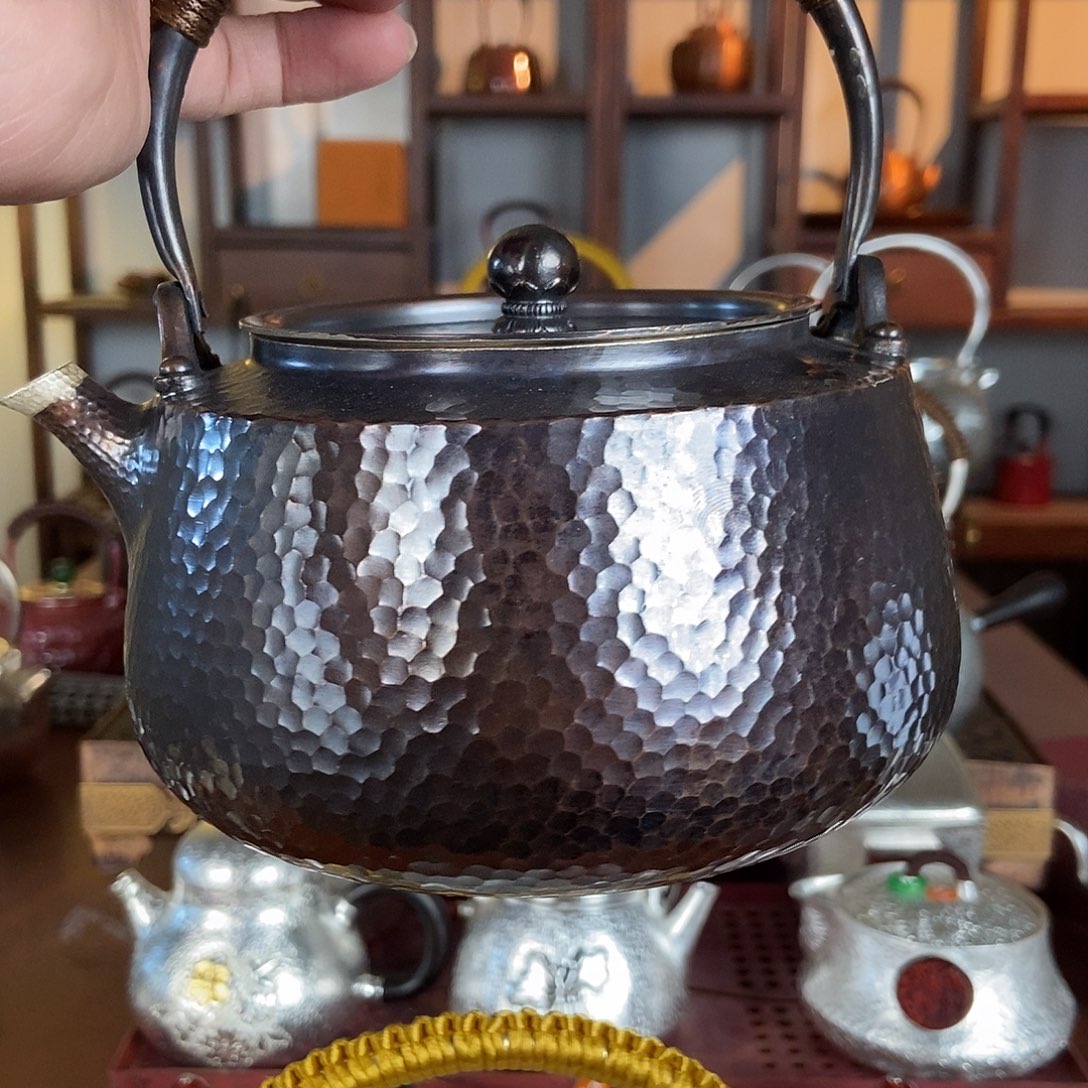 A***迪纯手工制作准一铜壶制作