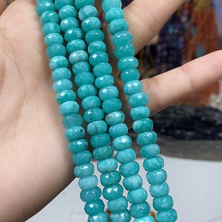 玛瑙/玉髓未镶嵌珠宝半成品玉髓切面卡8mm