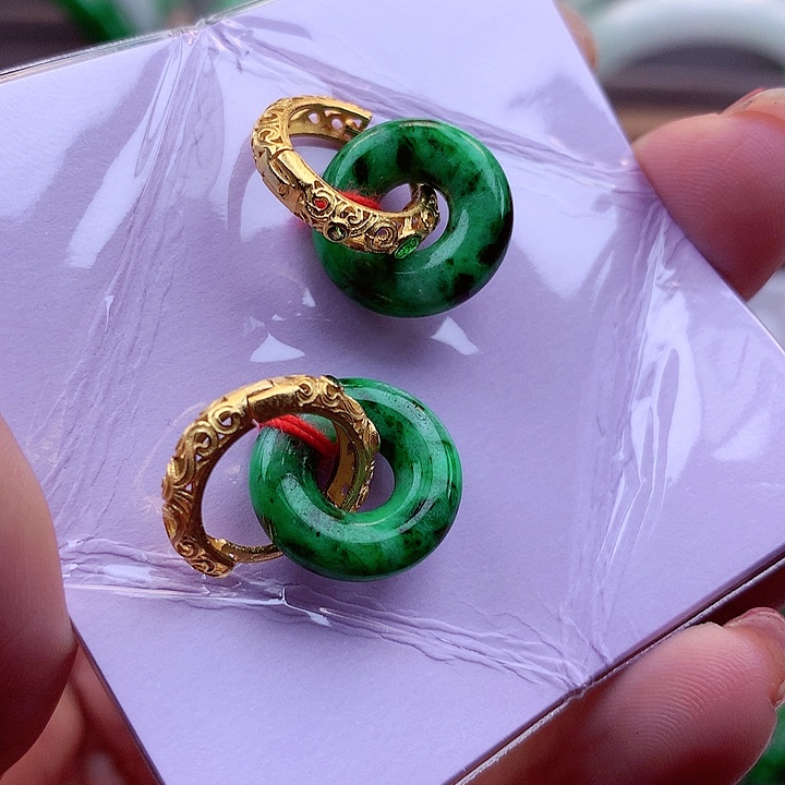 翡翠颈饰银S925镶嵌翡翠