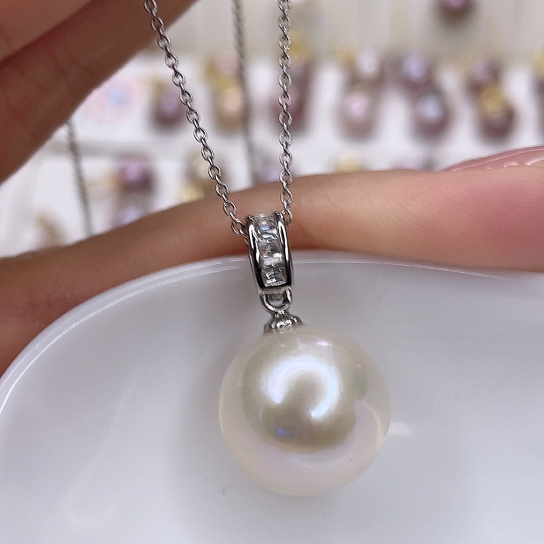 淡水珍珠未镶嵌吊坠(赠链)