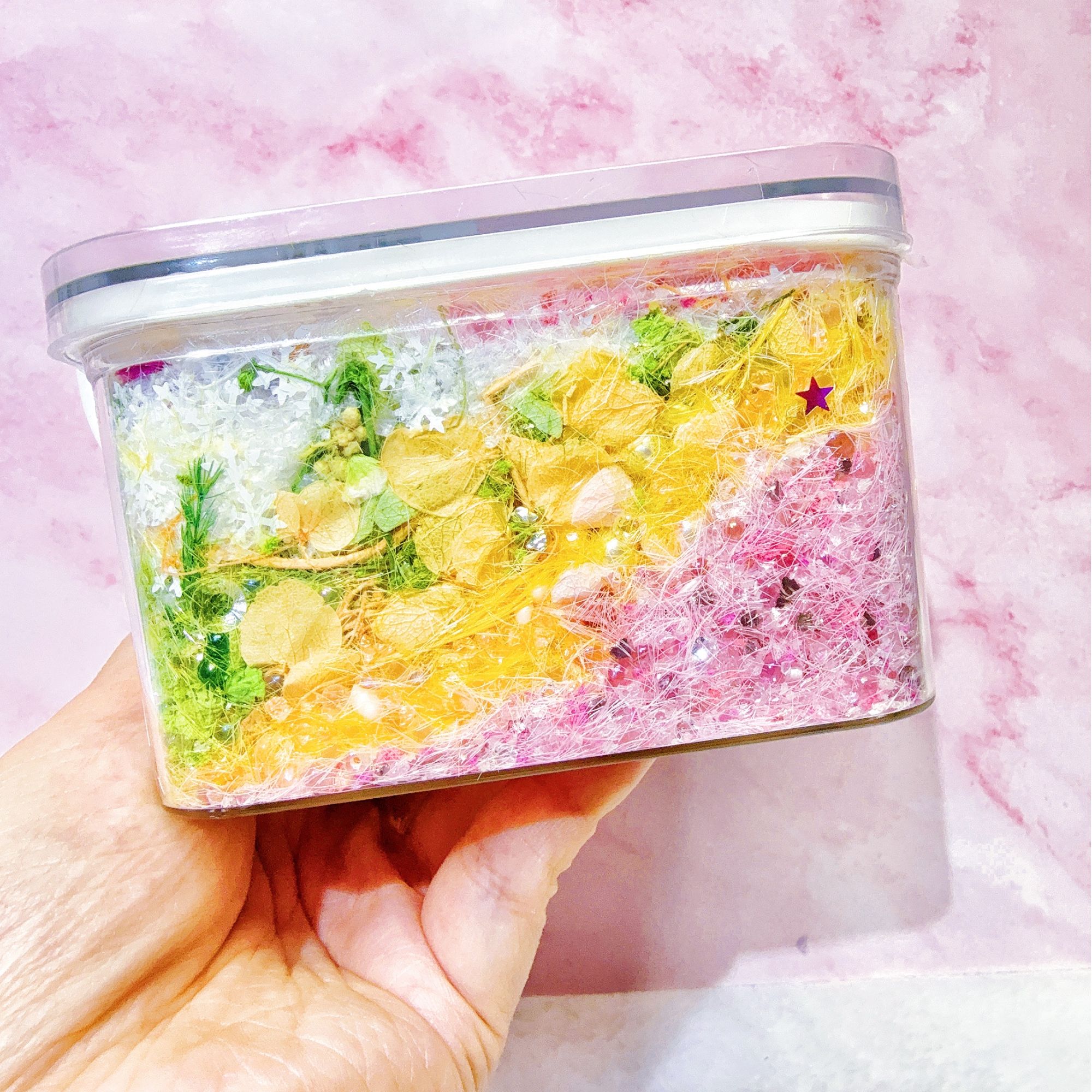 【梦梦直播间】贝壳之混色系 桌面炒货 珠珠钻钻亮片花泥 现拍现装！