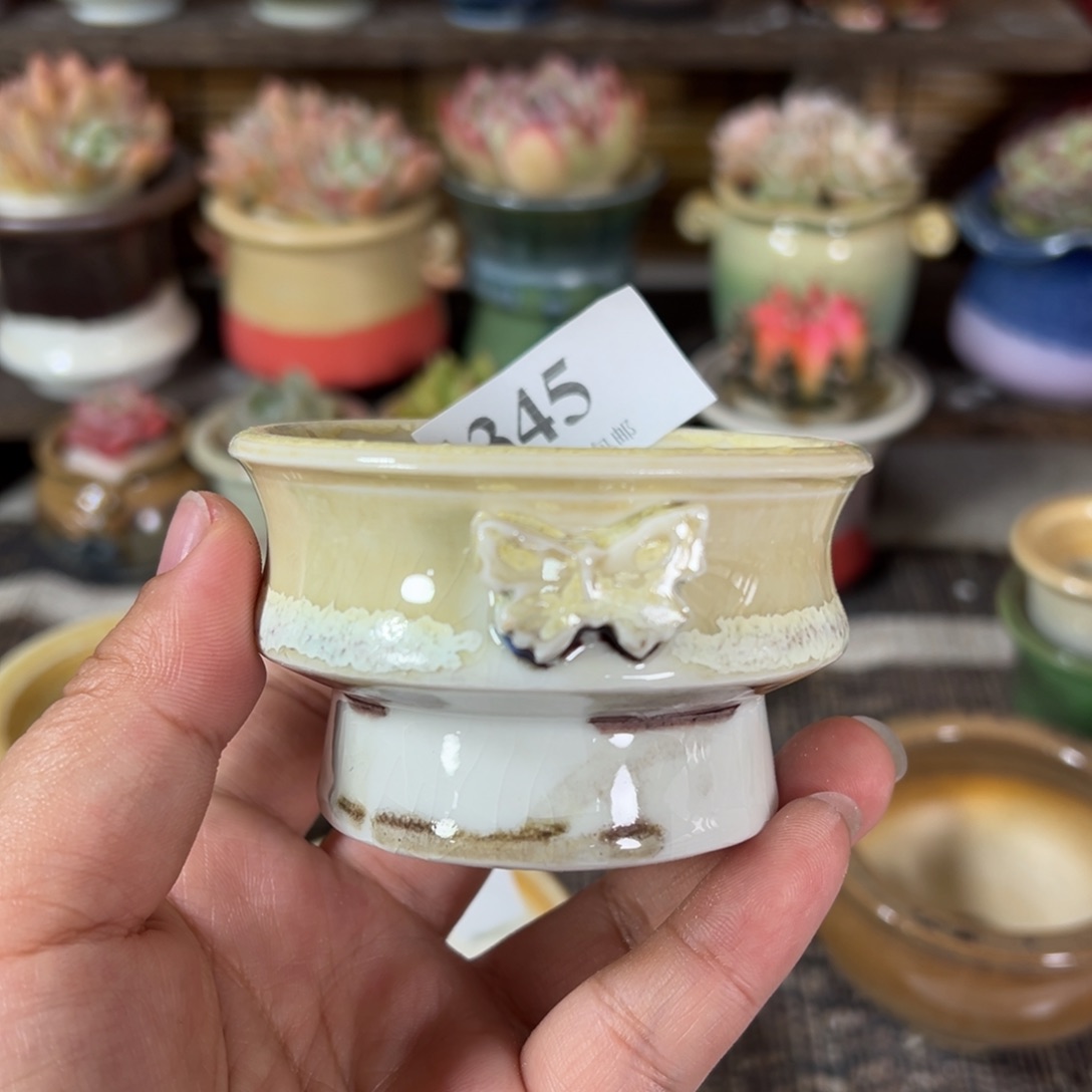 陶瓷景德镇手工花盆