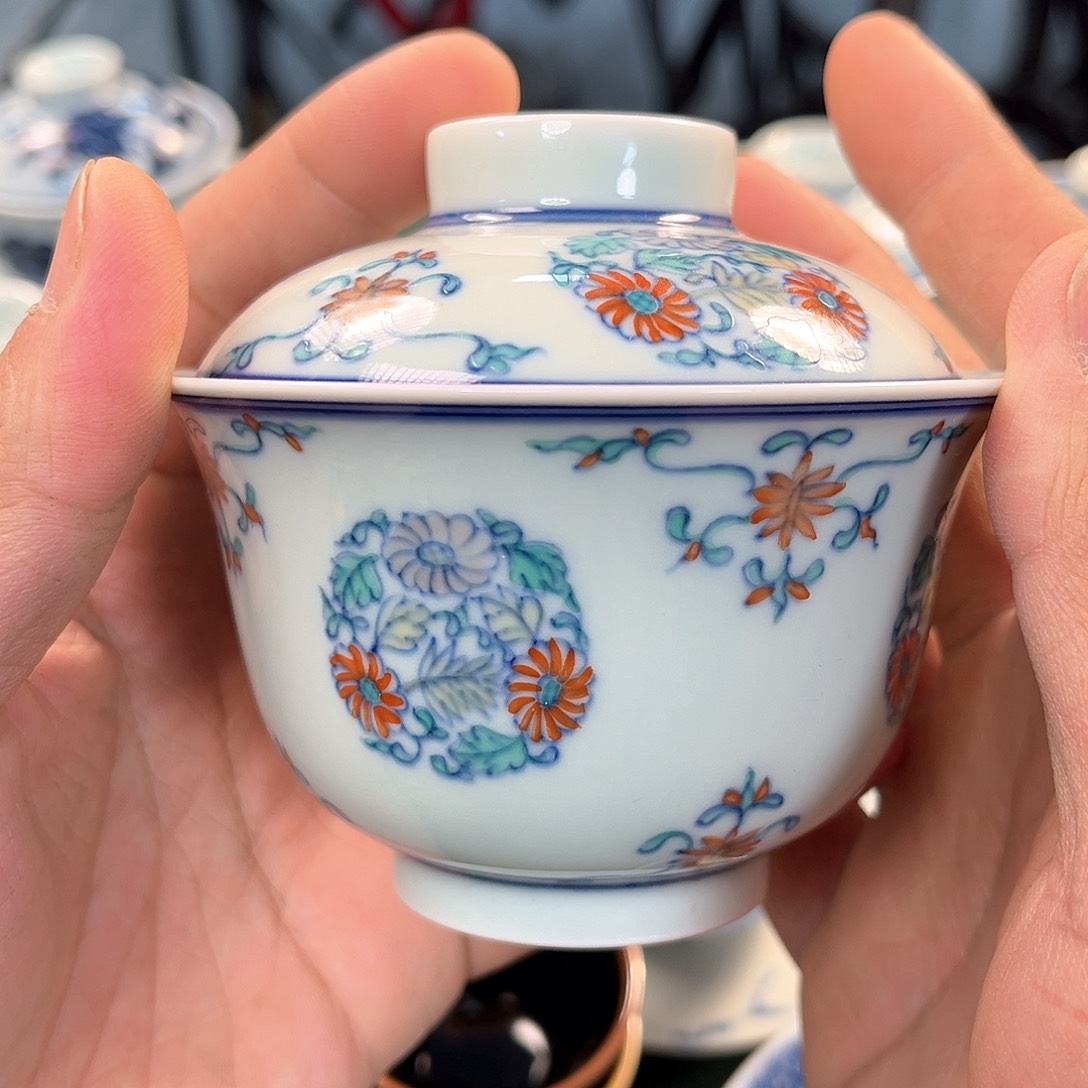 杯青花瓷器青花瓷器