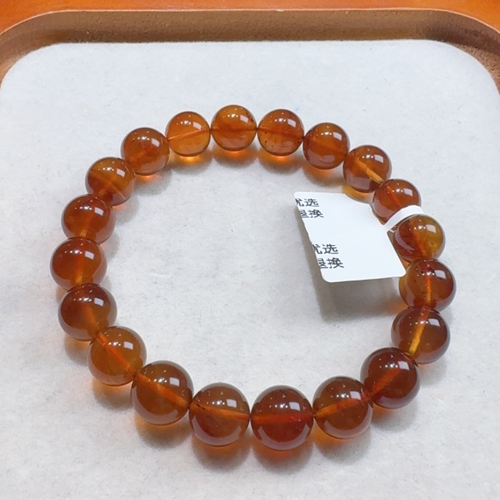 琥珀未镶嵌手链天然琥珀06