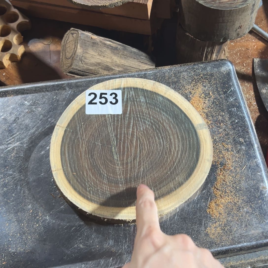 木玻利维亚绿檀切片253