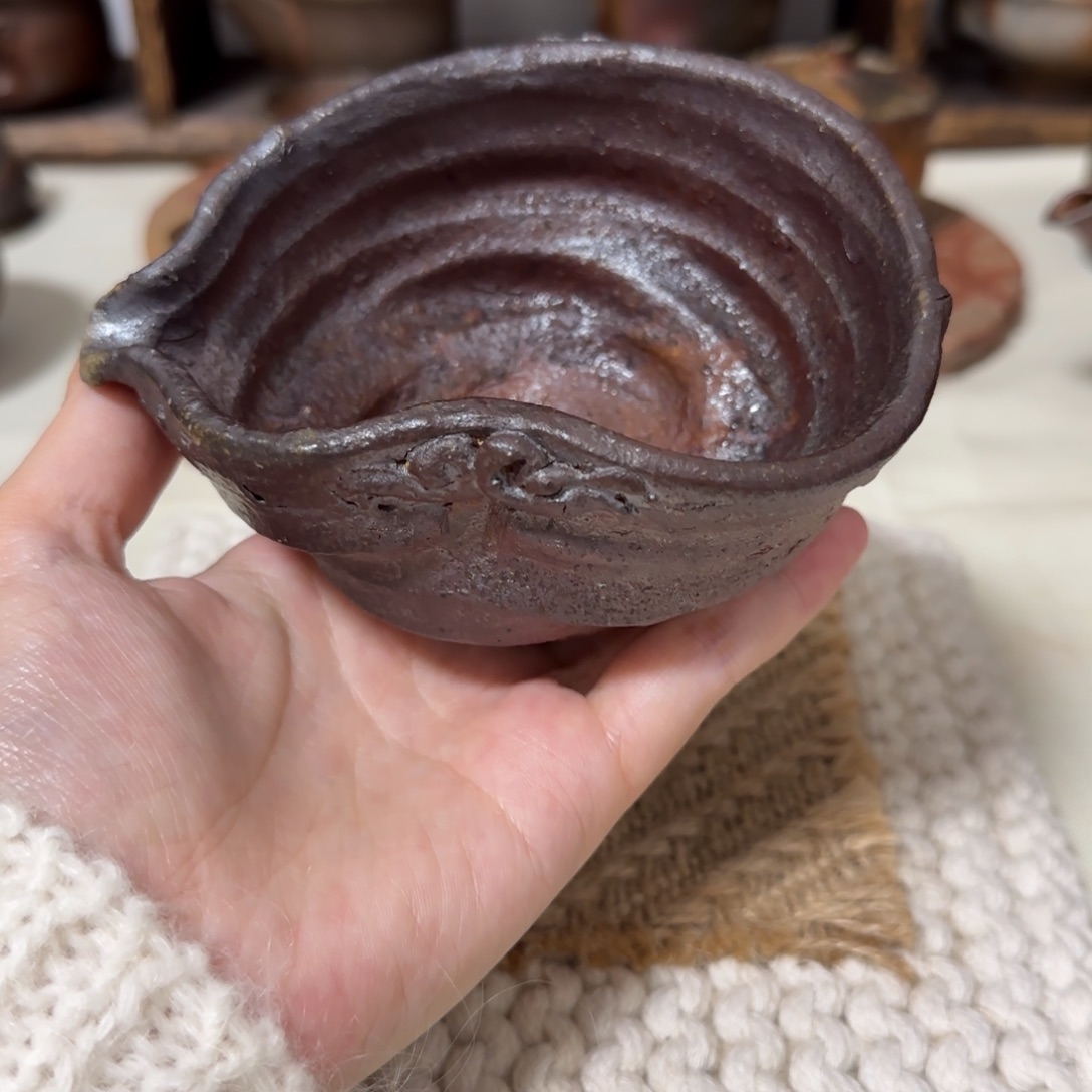 小*备前烧森丁寨公道杯