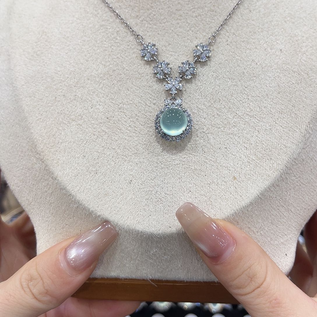 赵****蛇纹石玉银S925镶嵌戒指