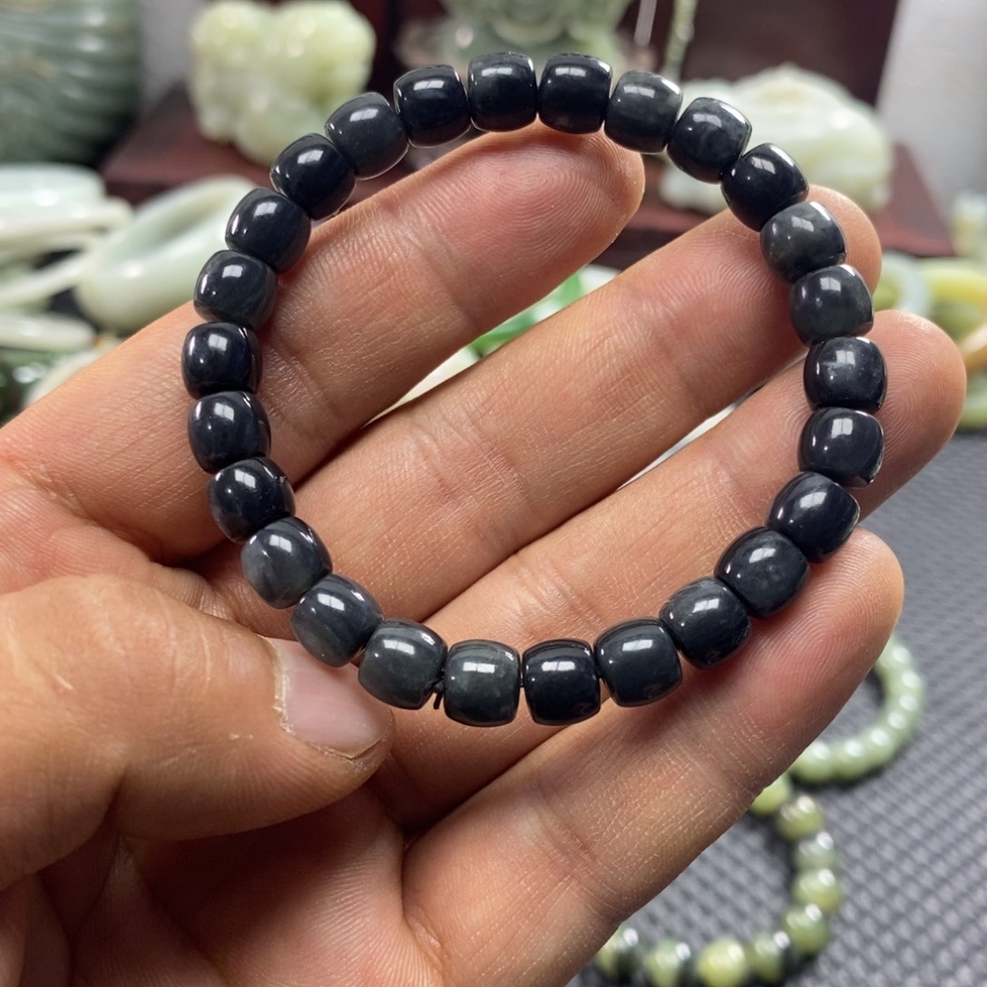 和田玉未镶嵌手链