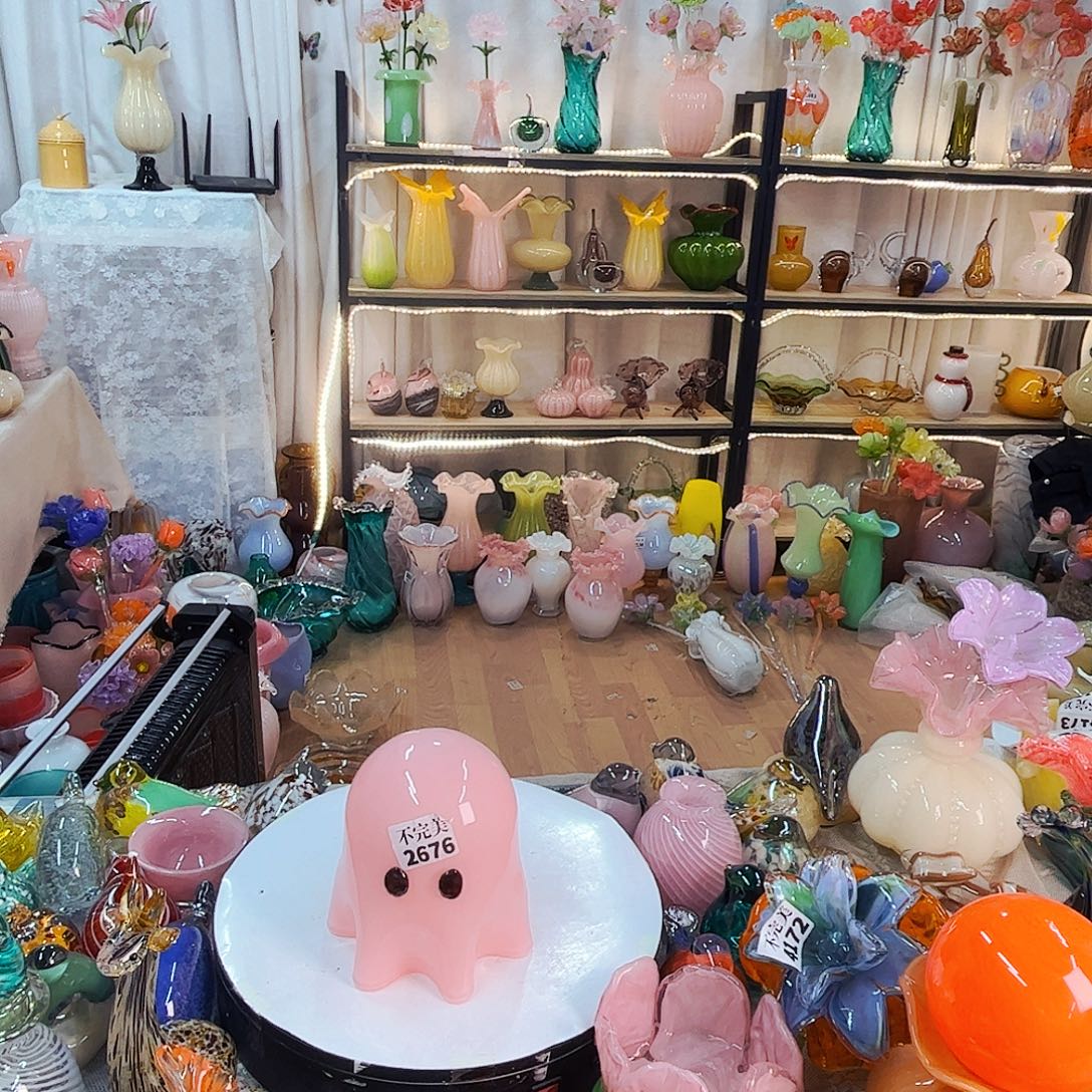 灯罩家悦美居琉璃工艺品不完美