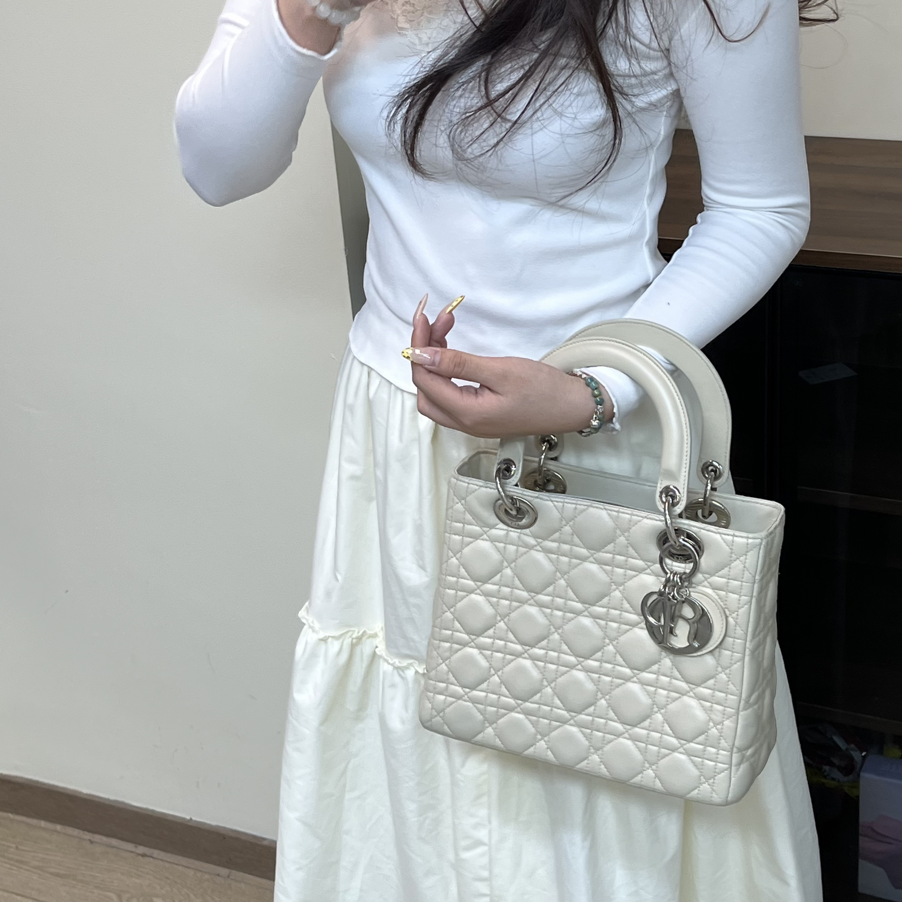 95新 DIOR/迪奥 五格戴妃单肩包手拎包