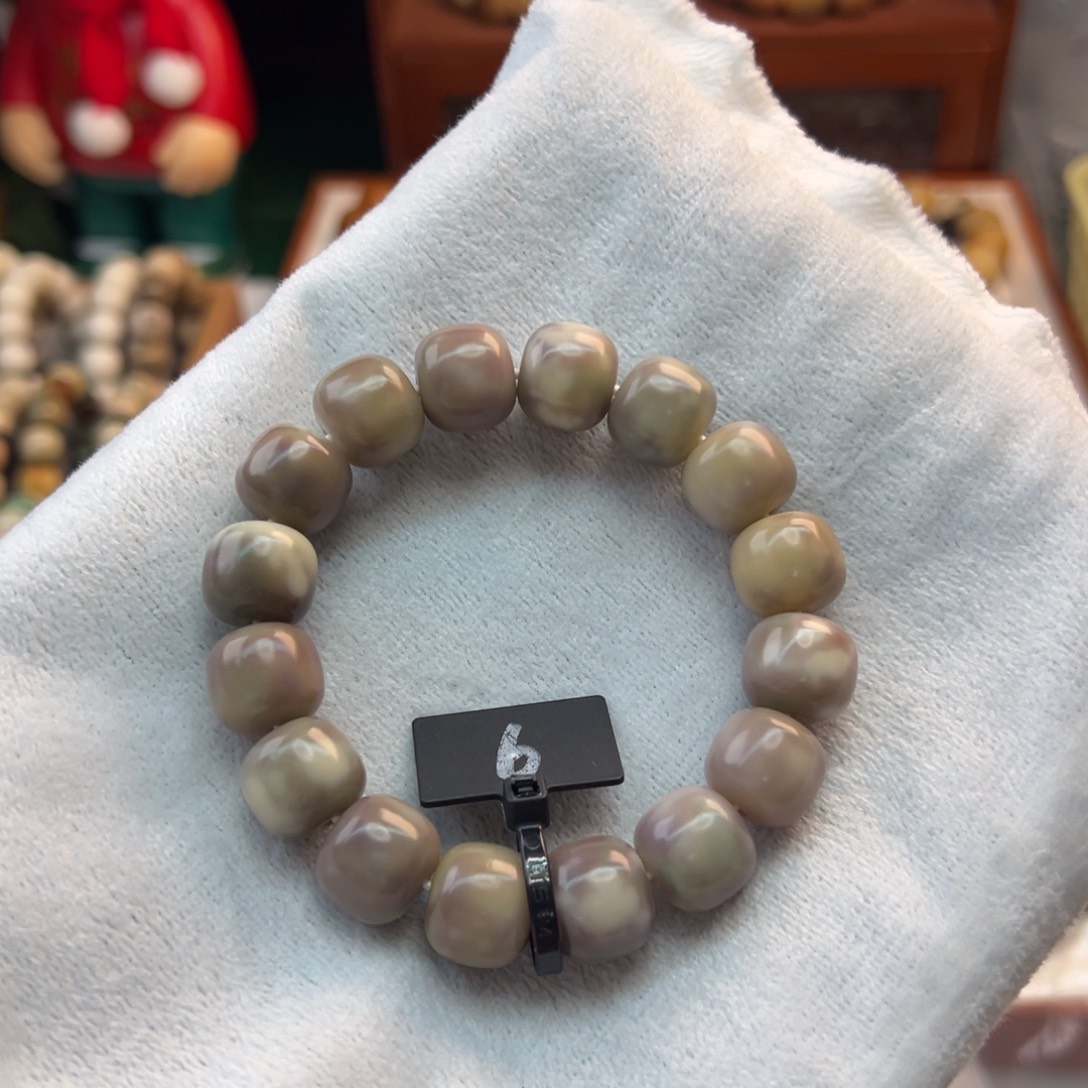 菩提根/象牙果手串卡14桶珠紫色系全品6