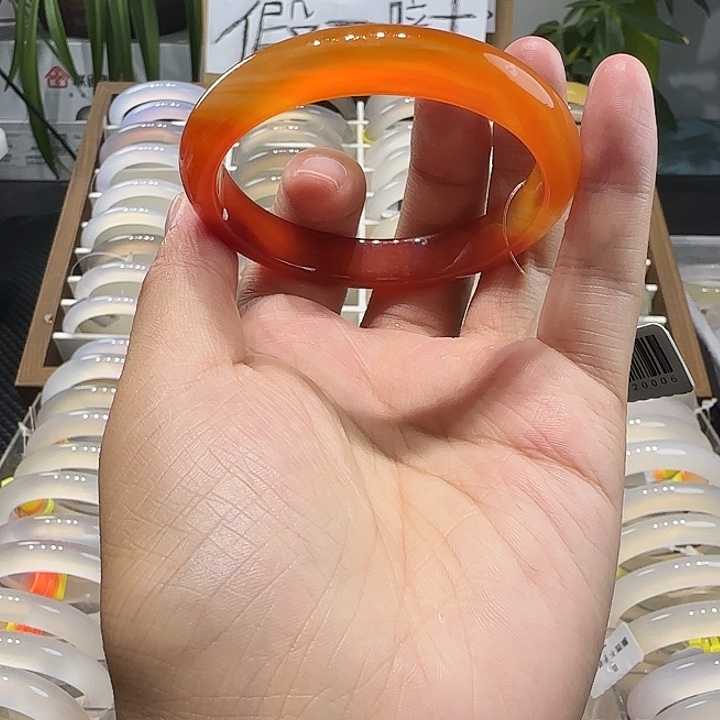 手镯玛瑙/玉髓未镶嵌55锦鲤糖福利