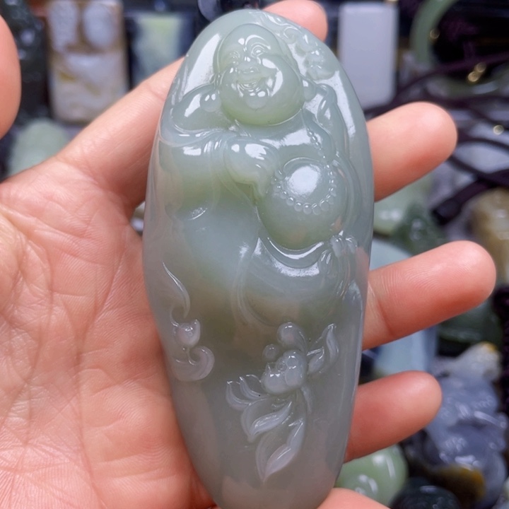 和田玉手链未镶嵌琅**地