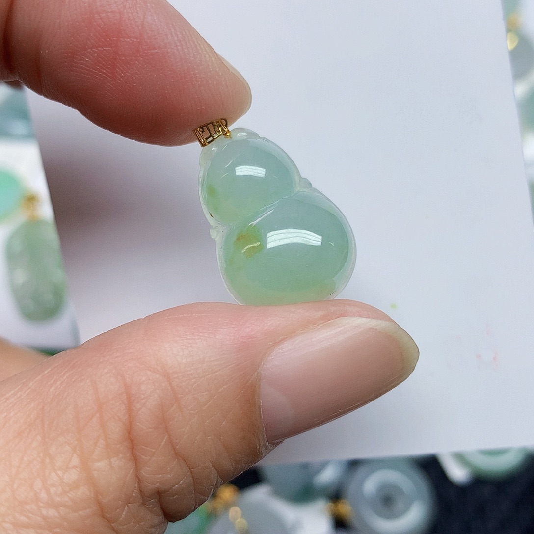 翡翠未镶嵌颈饰3456799