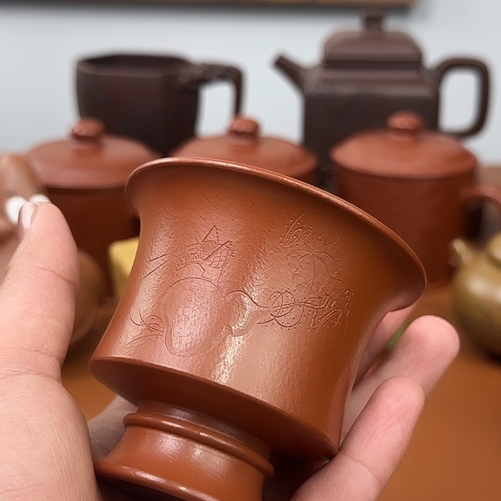 宜兴紫砂主人杯杯