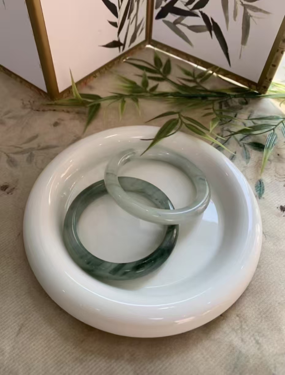 石英质玉手镯编号：T-6831