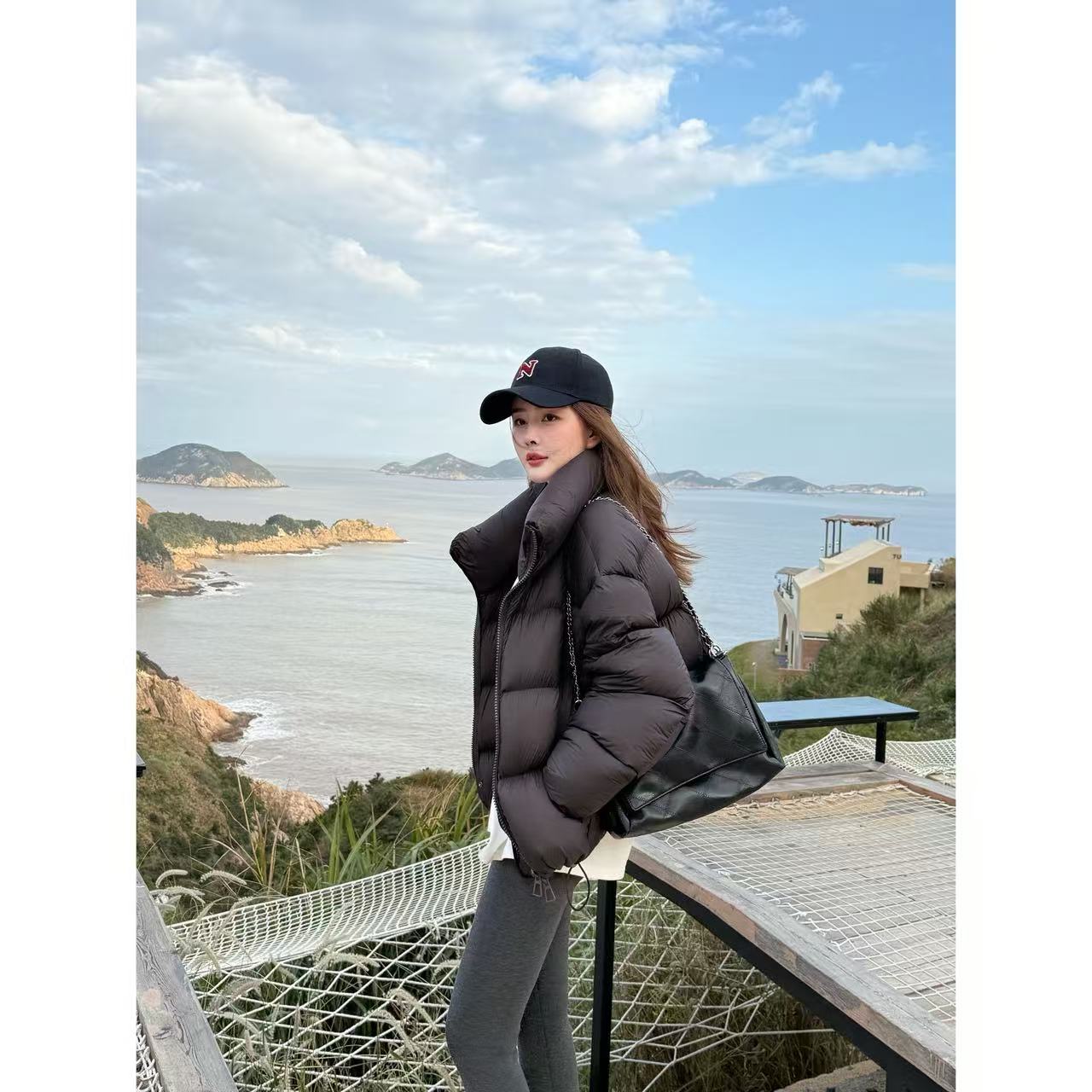 【半山半海鹅绒服】小允姐姐2025新款时尚高级鹅绒服