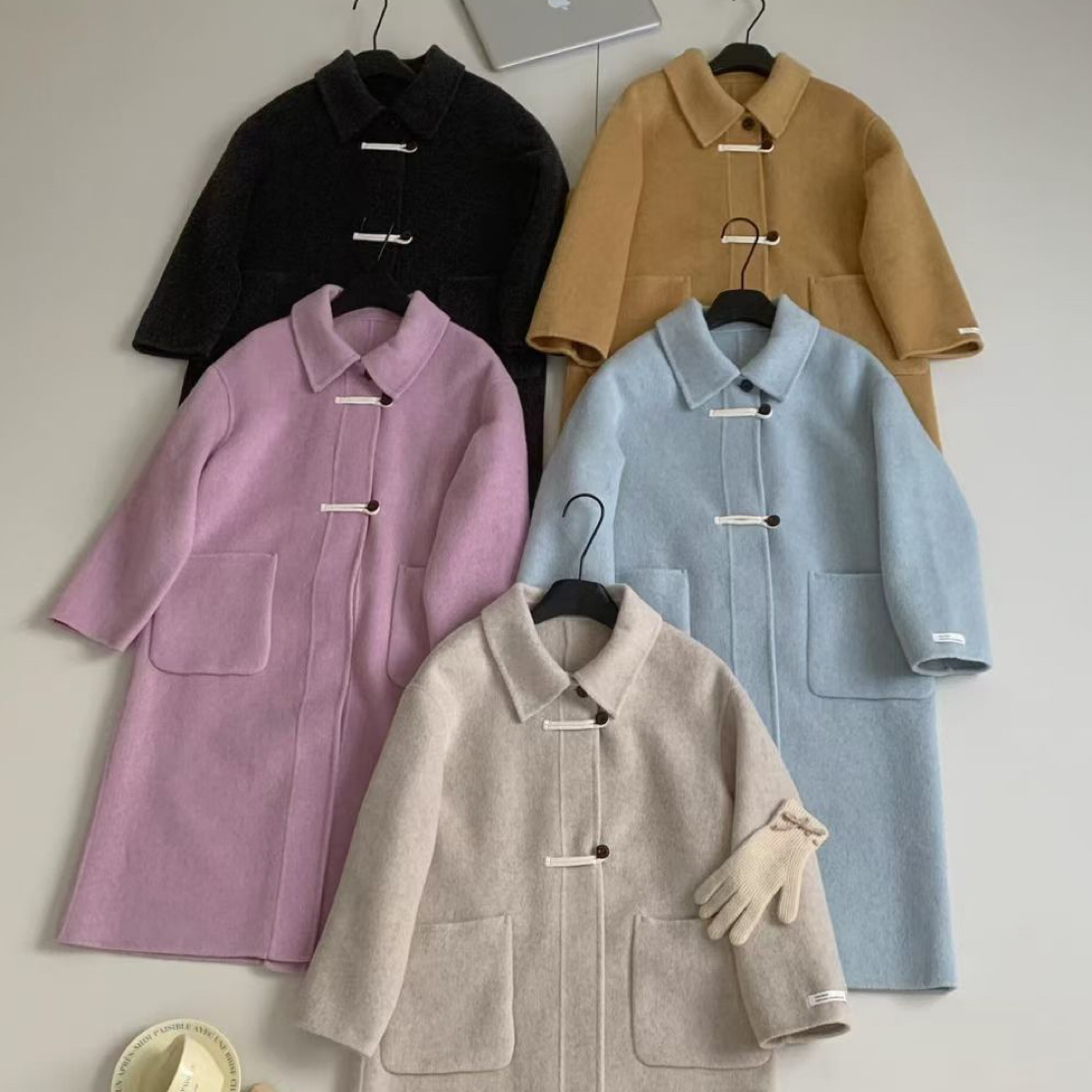 顾奈#长款大衣外套