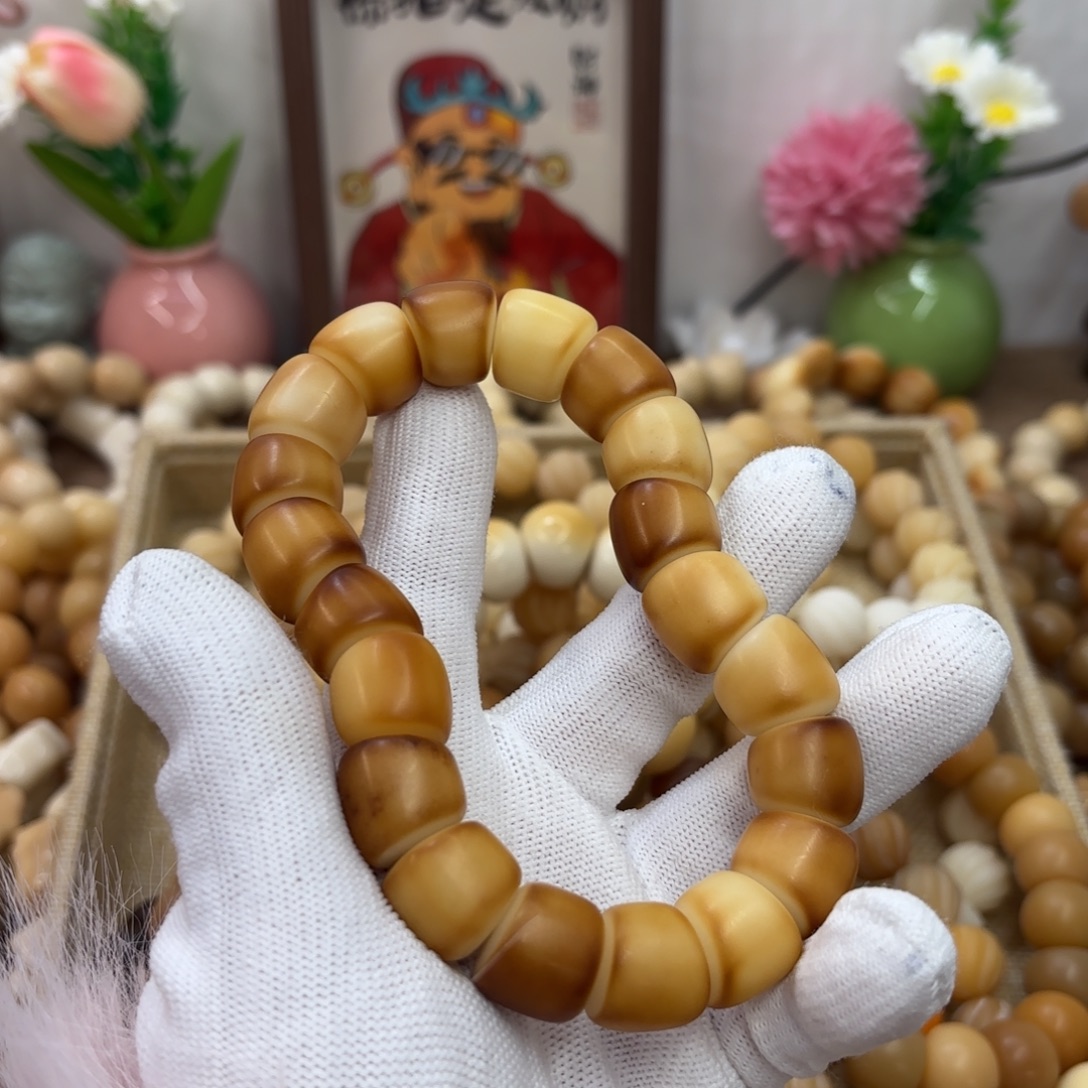 菩提根/象牙果吊坠16干磨瑕疵落地果肠202